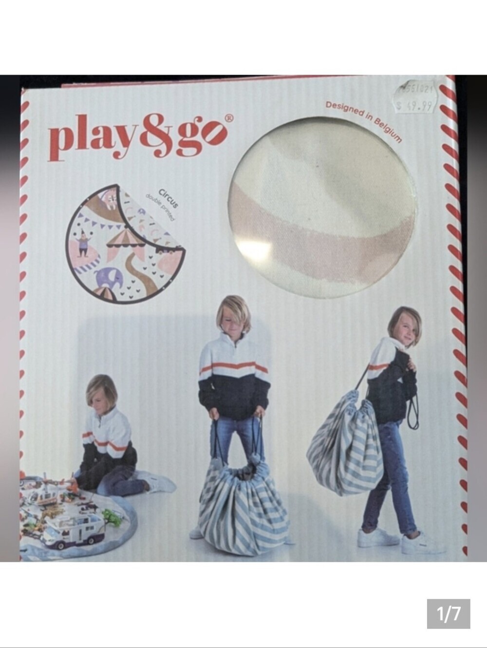 Play & Go Play Mat And Toy Storage Bag With Drawstrings, 2-In-1 Play Mat  New!